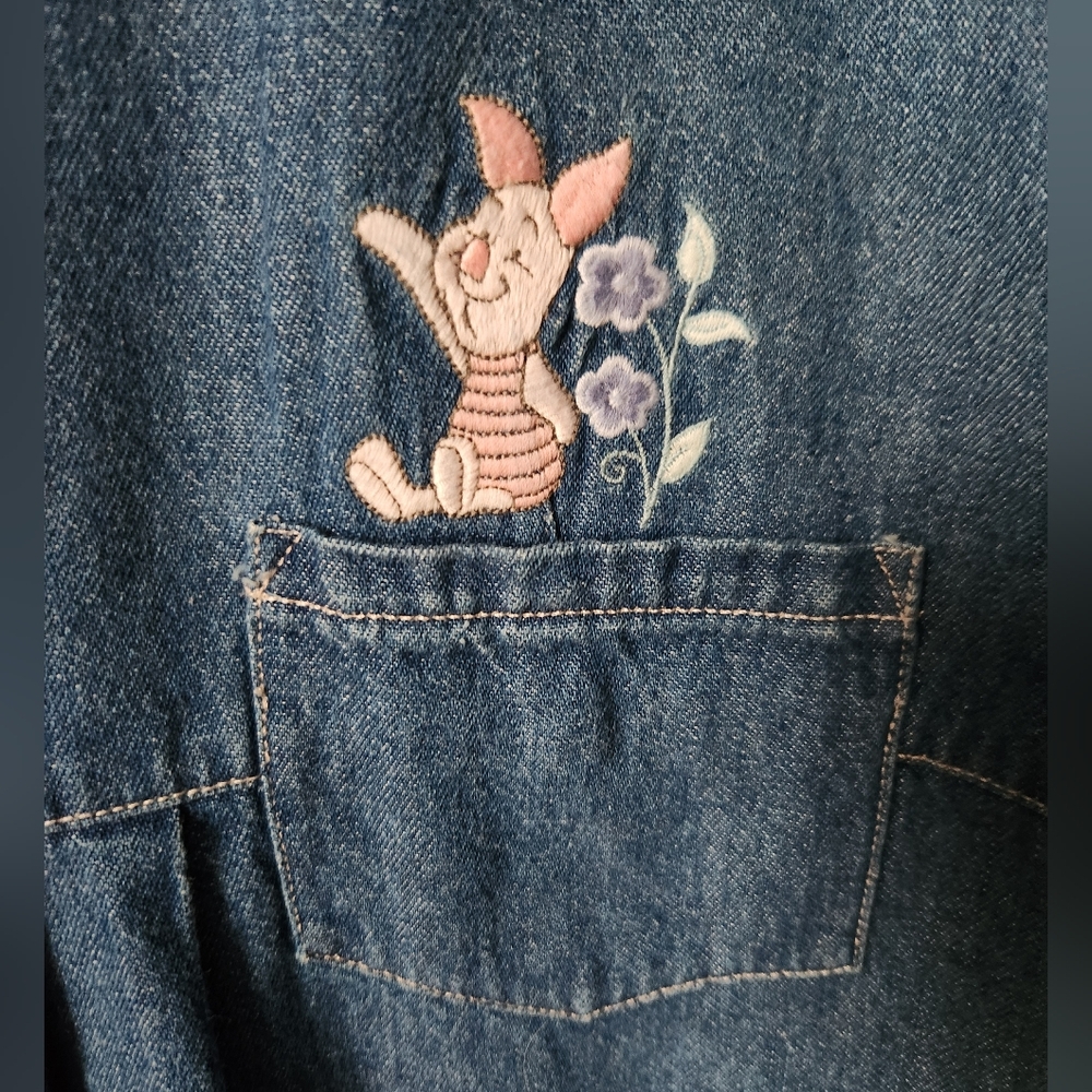 The Disney Store Winnie The Pooh Denim Jumper Dre… - image 3